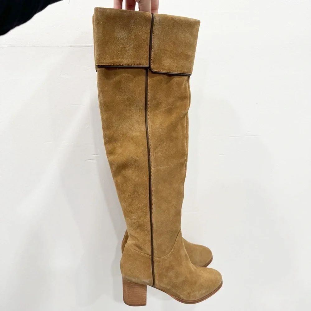 Coconuts by Matisse Piper Over The Knee Leather Boots Size 6